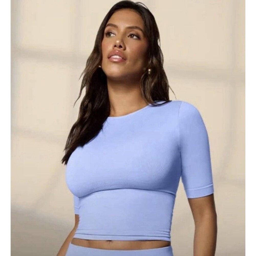 NWT Yitty Smooth As Hell Lounge Tee Lav You Purple Blue 4X Smoothing Slimming